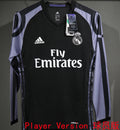 Maillot Real Madrid Manches Longues Rétro 2016/17 (Version Joueur)