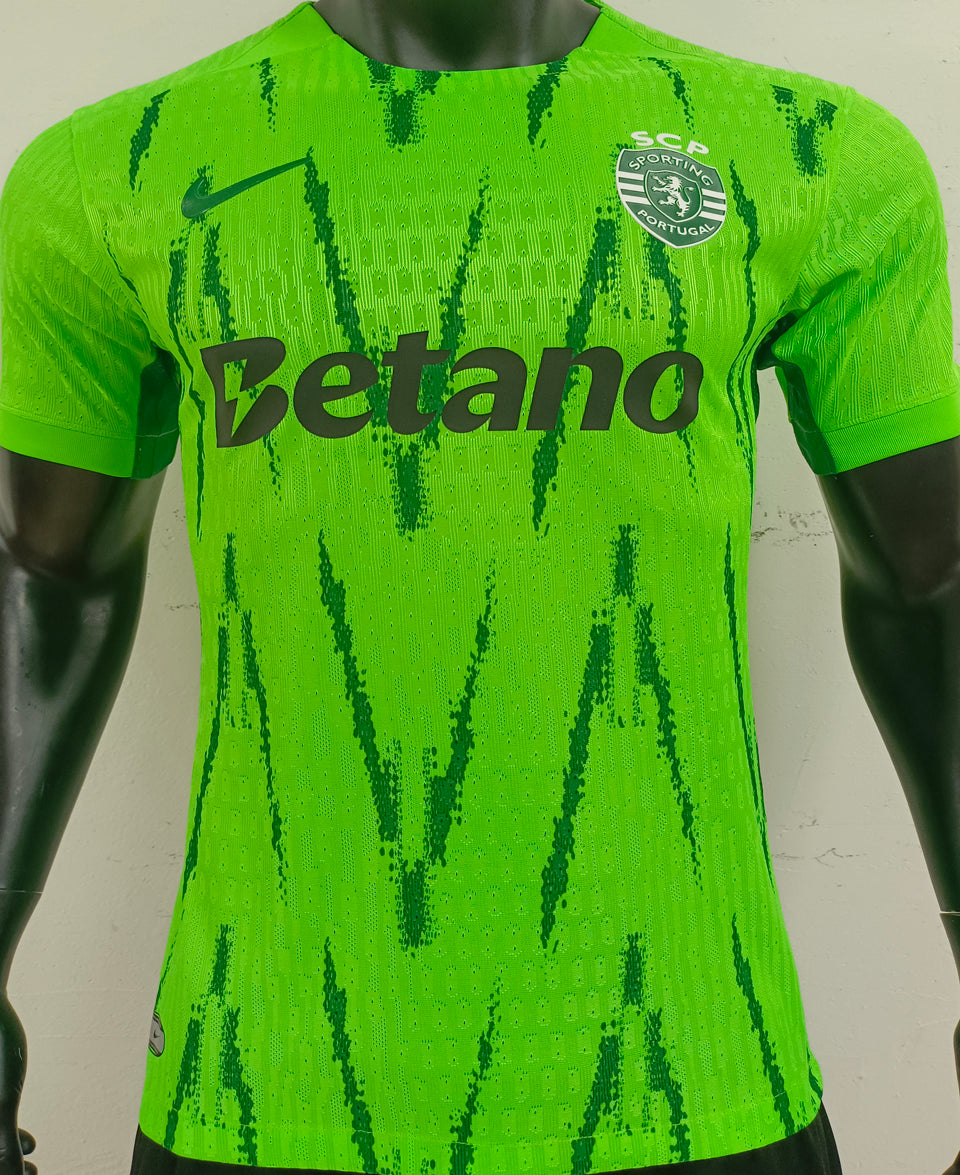 Maillot Sporting Cp Lisbon Extérieur 2024/25 (Version Joueur)