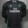 Maillot Real Madrid Extérieur Manches Longues Rétro 2017/18 (Version Joueur)