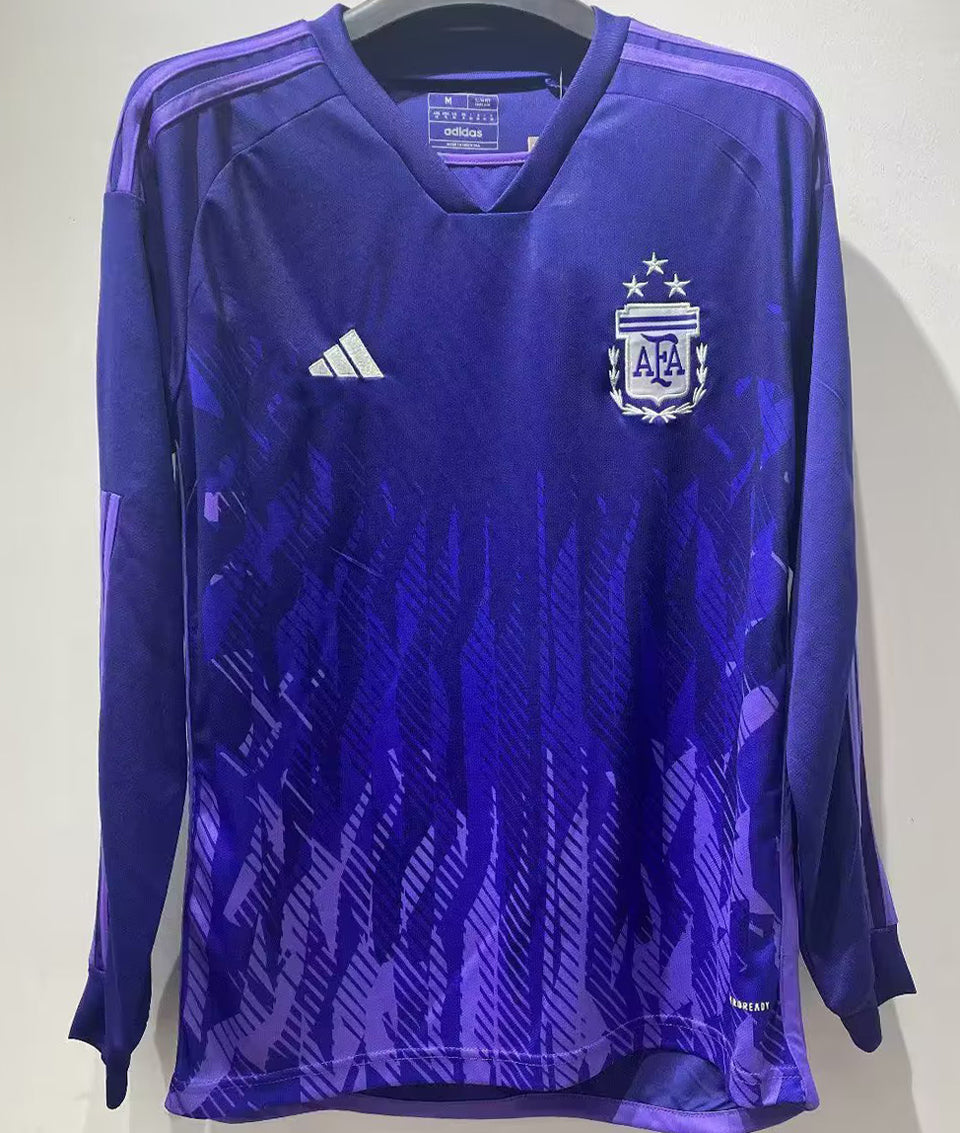 Maillot Argentine Extérieur Manches Longues 2022/23