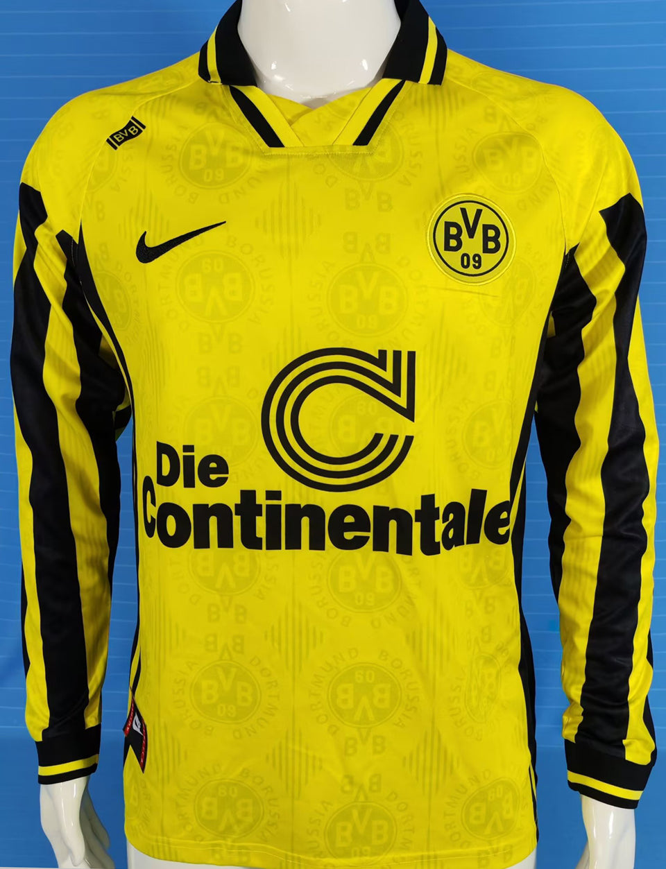 Maillot Dortmund Domicile Manches Longues Rétro 1996