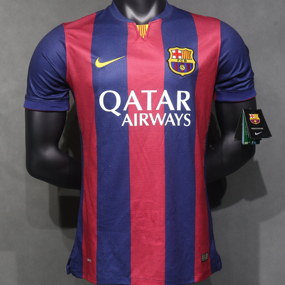 Maillot Barcelone Domicile Rétro 2014/15 (Version Joueur)