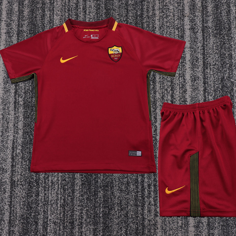 Maillot AS Roma Domicile Rétro 2017 Enfant