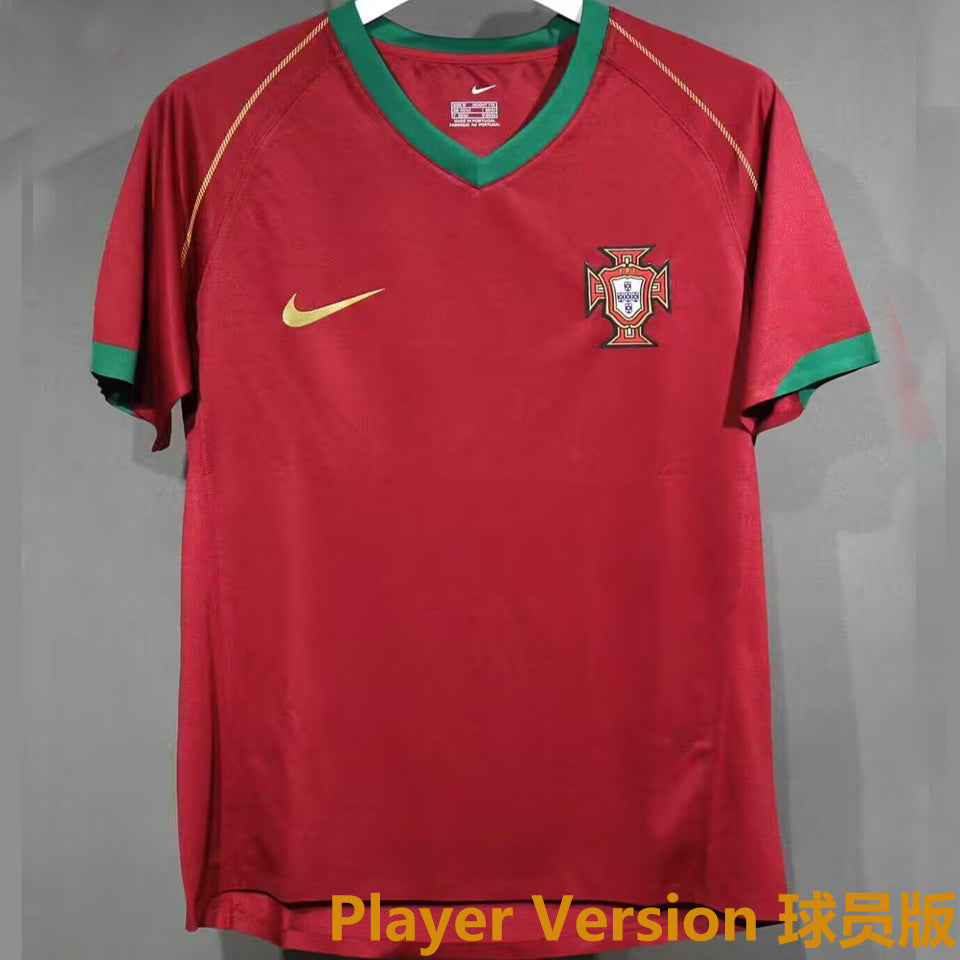 Maillot Portugal Domicile Rétro 2006 (Version Joueur)