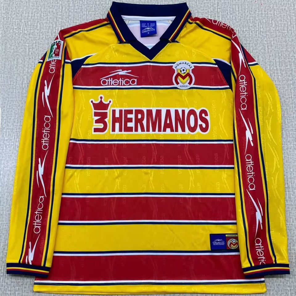Maillot 00 Monarcas Morelia Domicile Manches Longues Rétro