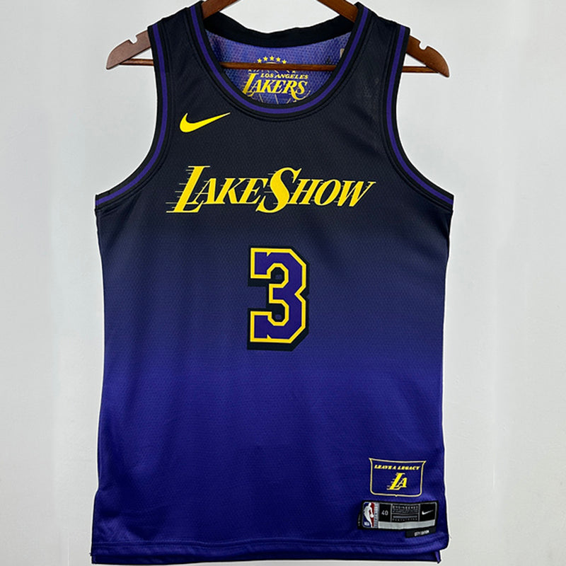 Maillot Lakers Davis 3 City 2025
