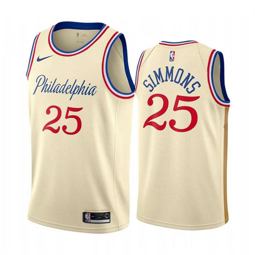 Maillot 76Ers Simmons 22 Khaki Jerseys 2024