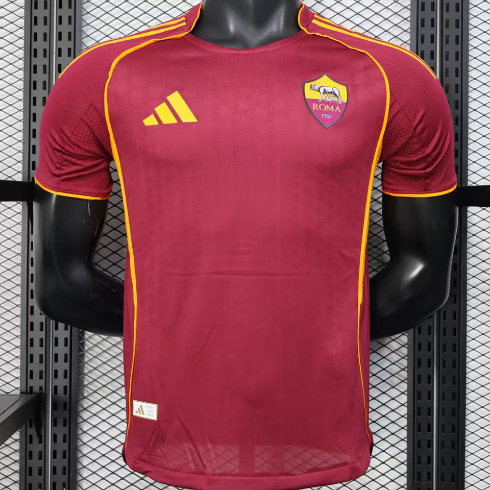 Maillot AS Roma Domicile 2025/26 (Version Joueur)