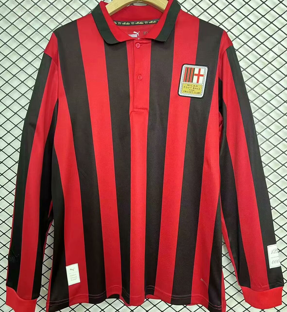 Maillot AC Milan Manches Longues 2025