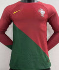 Maillot Portugal Domicile Manches Longues 2022/23 (Version Joueur)