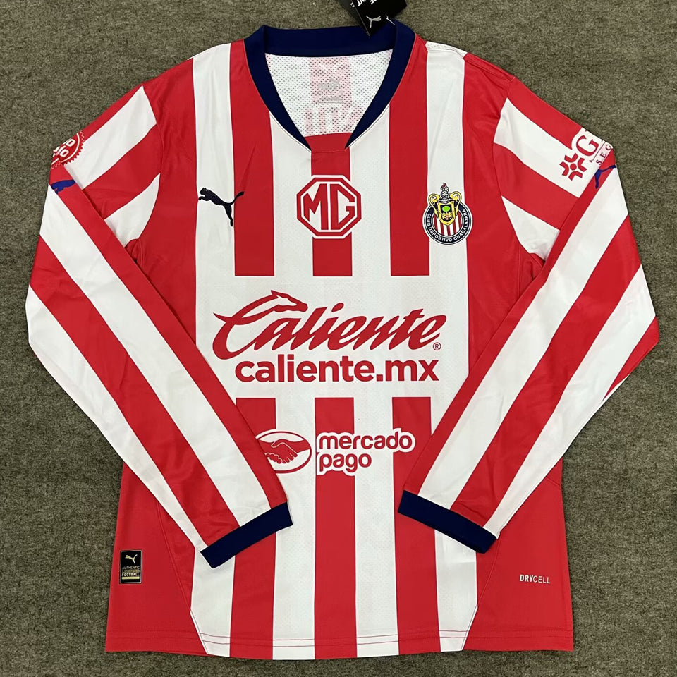 Maillot Chivas Domicile Manches Longues 2024/25