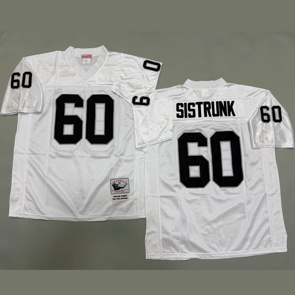 Maillot Sistrunk 60 Men S Las Vegas Raiders Rétro