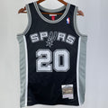 Maillot Spurs Ginobili 20 Rétro 2002/03