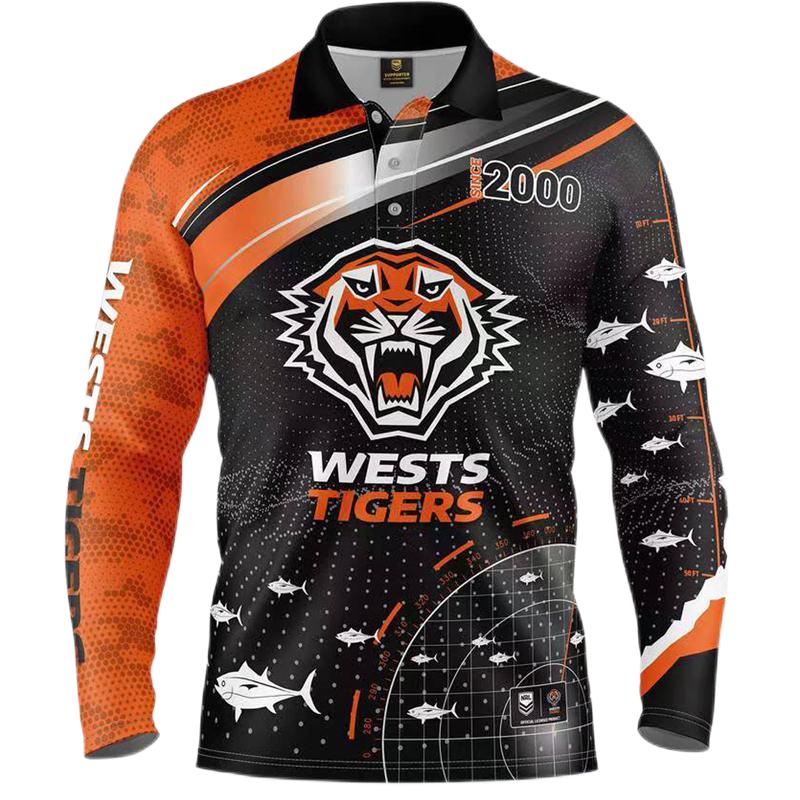 Maillot Wests Tigers Rugby Fishing 2022/23