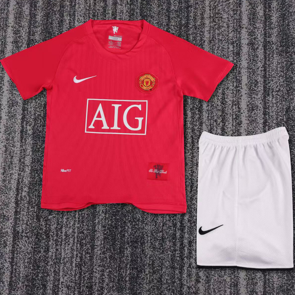 Maillot Manchester United Domicile Rétro Enfant