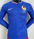 Maillot France Domicile Manches Longues 2024/25 (Version Joueur)