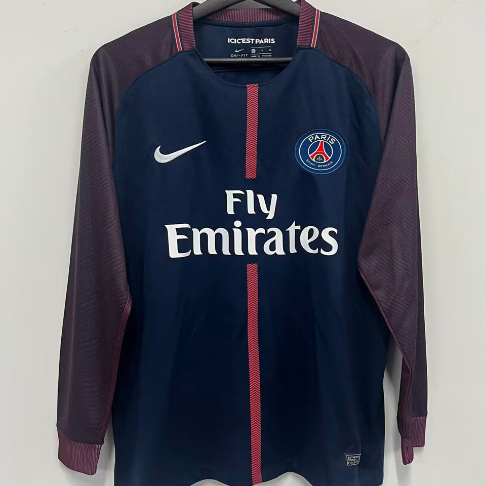 Maillot PSG Domicile Manches Longues Rétro
