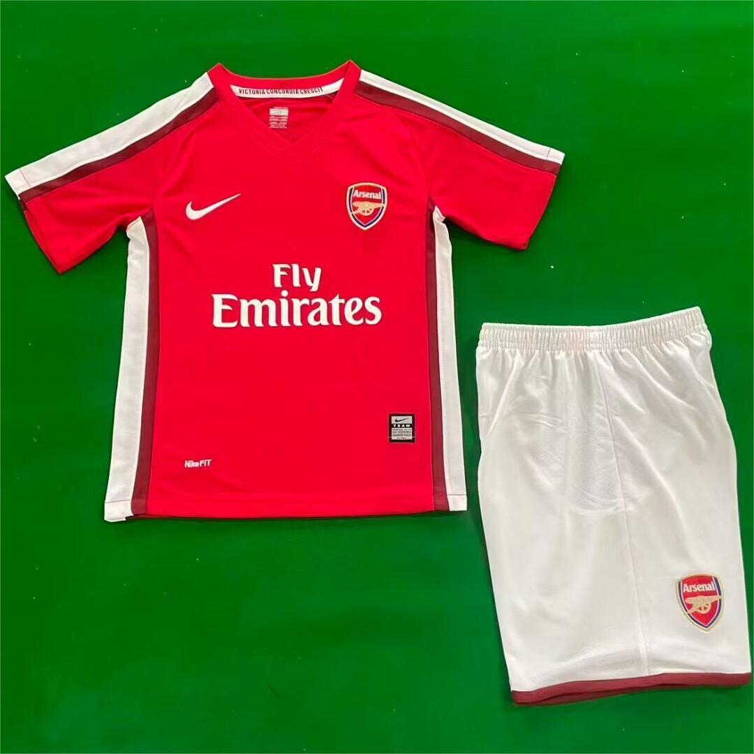 Maillot Arsenal Domicile Rétro 2008 Enfant