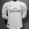 Maillot Real Madrid Domicile Manches Longues Rétro (Version Joueur)