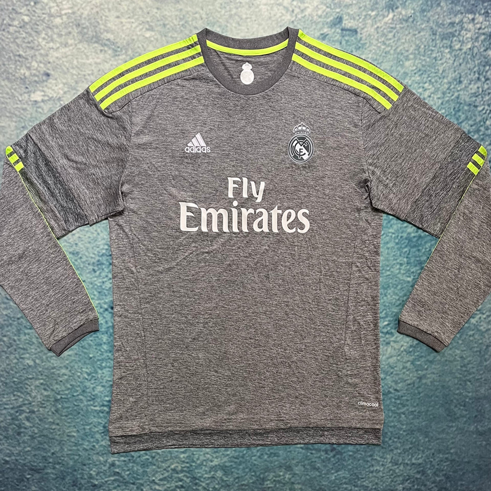 Maillot Real Madrid Extérieur Manches Longues Rétro 2015/16