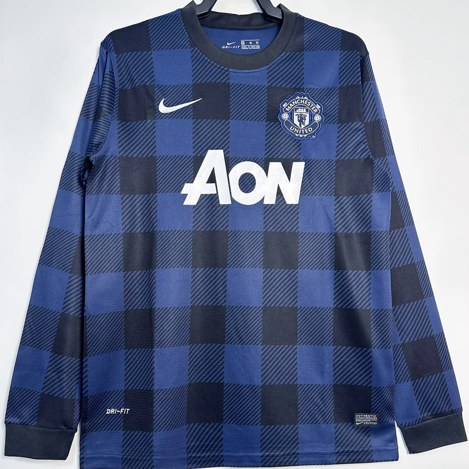 Maillot Manchester United Extérieur Manches Longues Rétro 2013/14