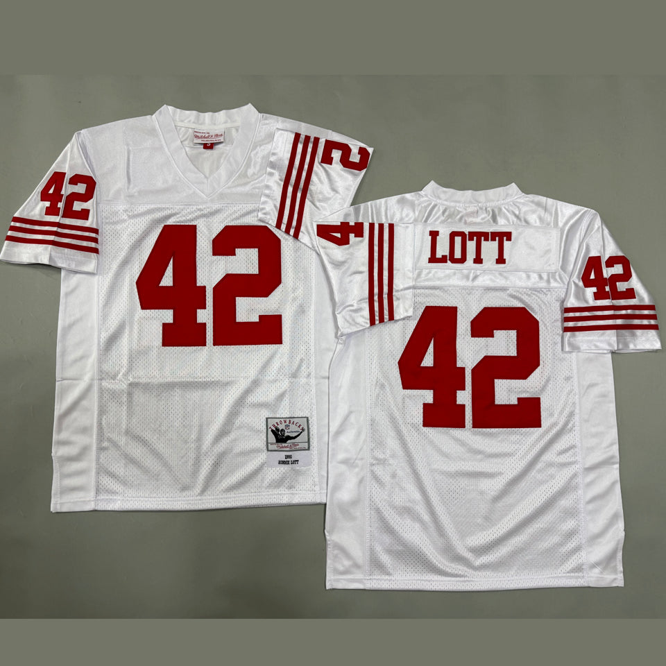 Maillot Lott 42 Men S San Francisco 49Ers Rétro