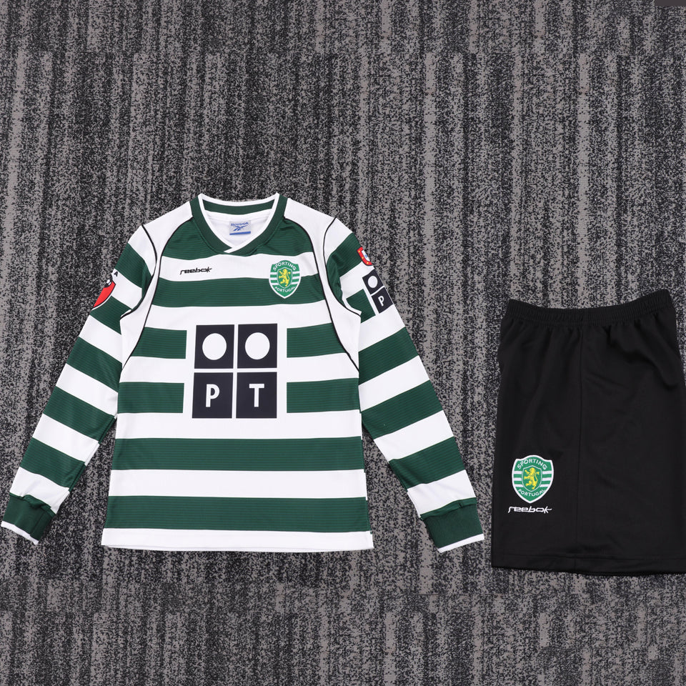 Maillot 03 Lisbon Domicile Manches Longues Rétro Enfant