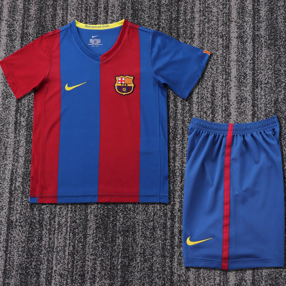 Maillot Barcelone Domicile Rétro 2006/07 Enfant