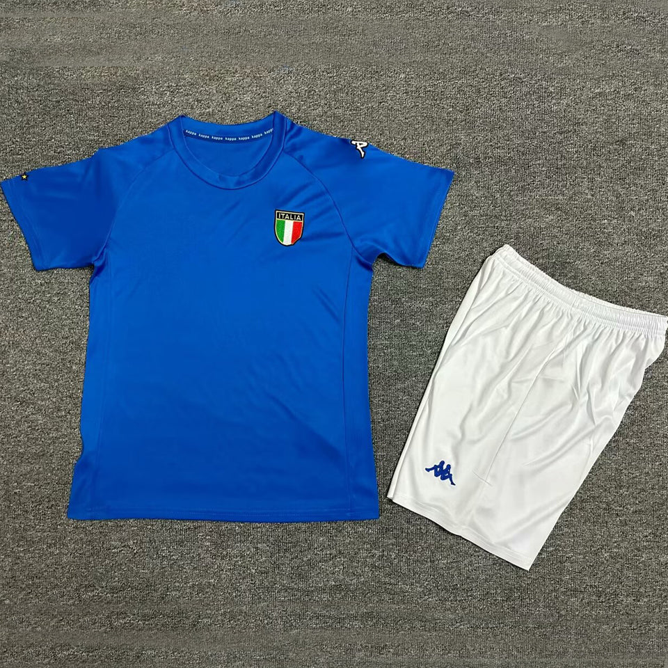 Maillot Italie Domicile Rétro 2000 Enfant