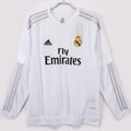 Maillot Real Madrid Domicile Manches Longues Rétro 2015