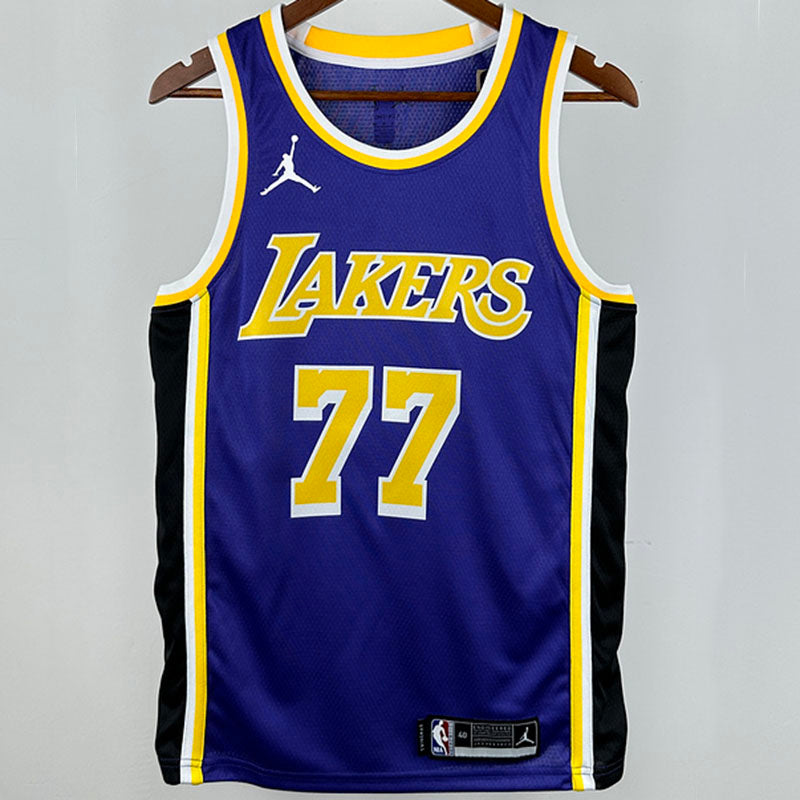 Maillot Lakers Doncic 77 Nba Jerseys