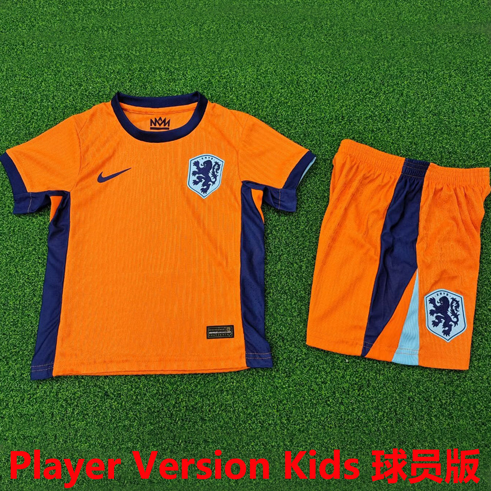 Maillot Pays-Bas Domicile 2024/25 Enfant (Version Joueur)