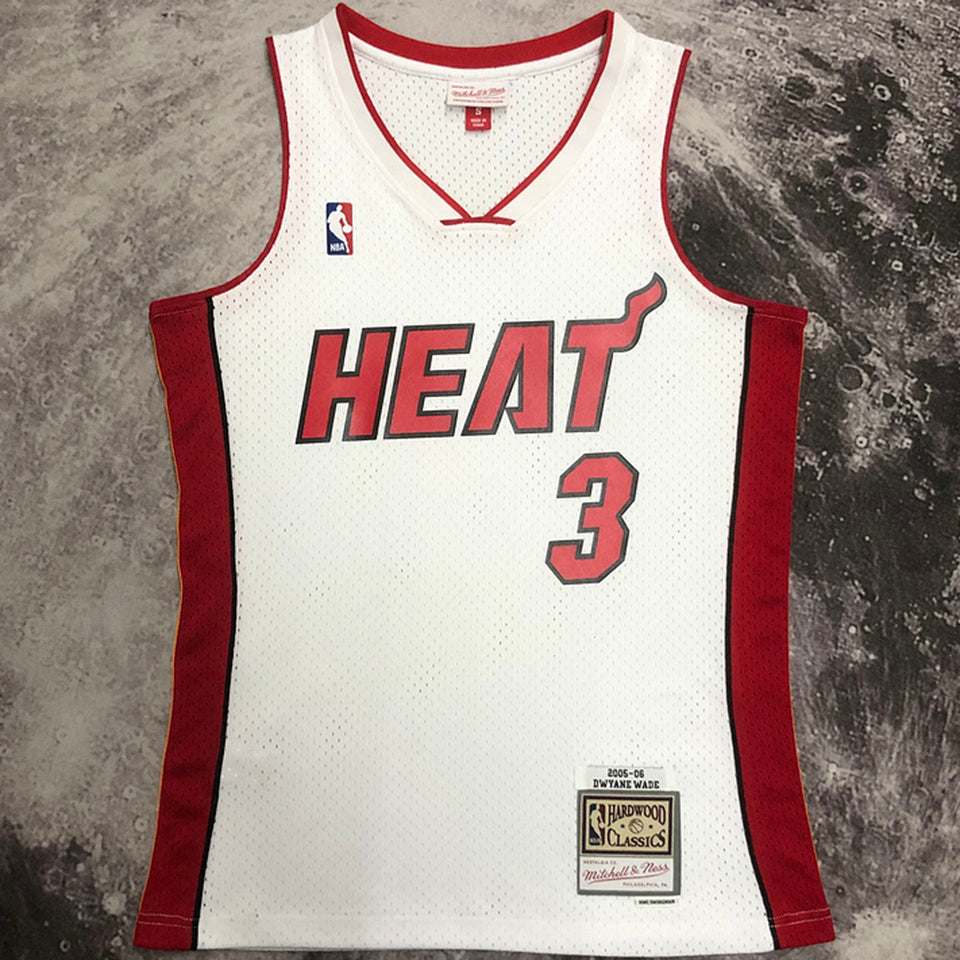 Maillot Miami Heats Wade 3 Rétro