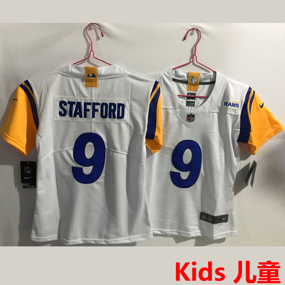 Maillot Stafford 9 Los Angeles Rams Enfant