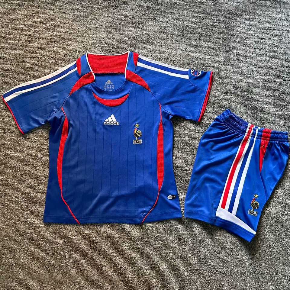 Maillot France Domicile Rétro 2006 Enfant