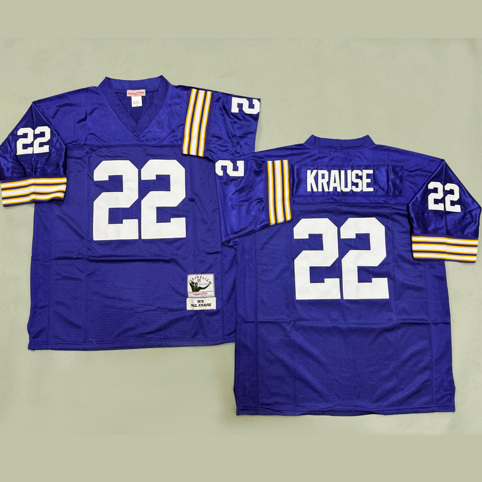 Maillot Krause 22 Men S Minnesota Vikings Rétro