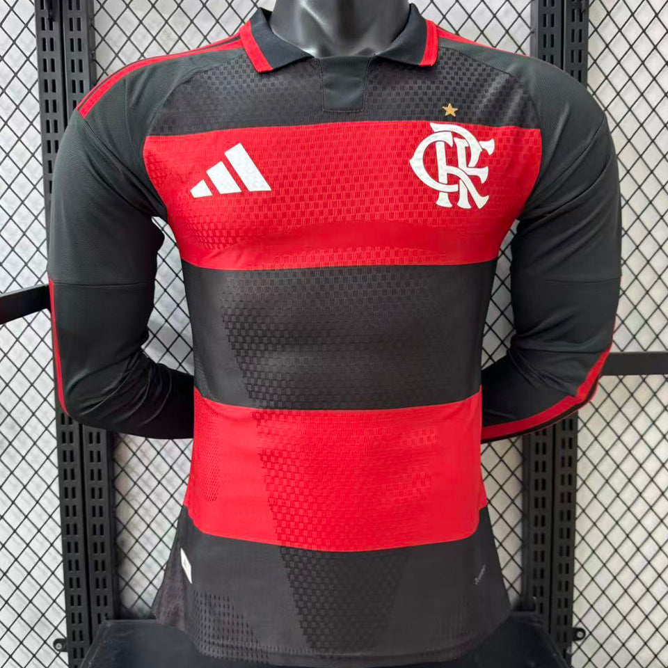 Maillot Flamengo Domicile Manches Longues 2026/27 (Version Joueur)