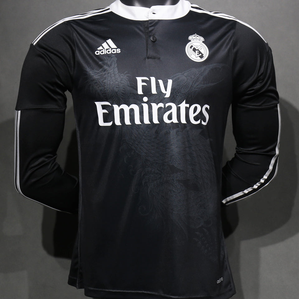 Maillot Real Madrid Manches Longues Rétro 2014/15 (Version Joueur)