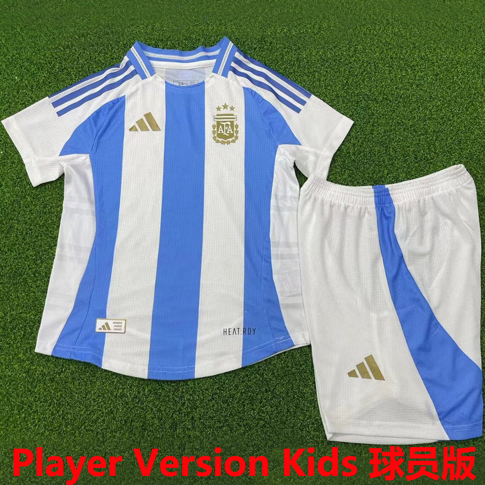 Maillot Argentine Domicile 2024/25 Enfant (Version Joueur)