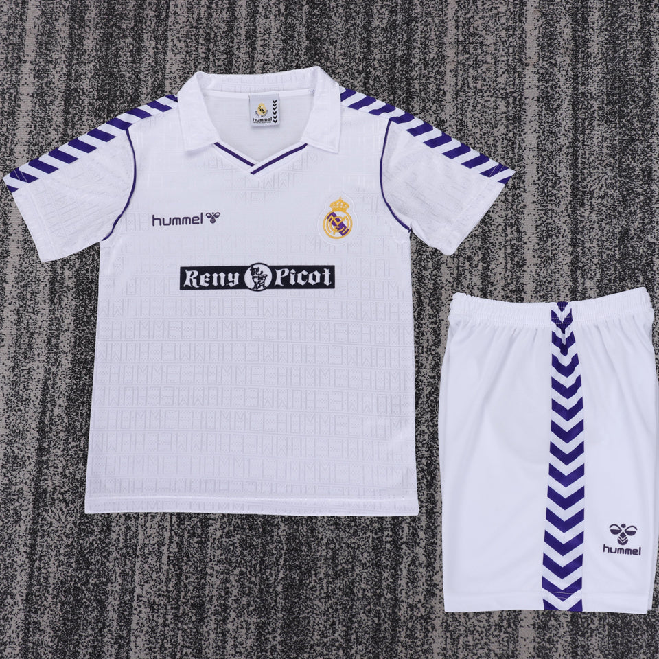 Maillot Real Madrid Domicile Rétro 1988/90 Enfant