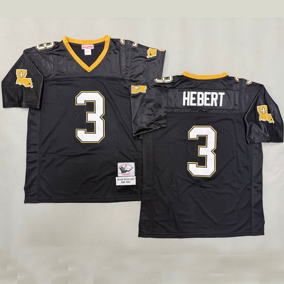 Maillot Hebert 3 Men S New Orleans Saints Rétro
