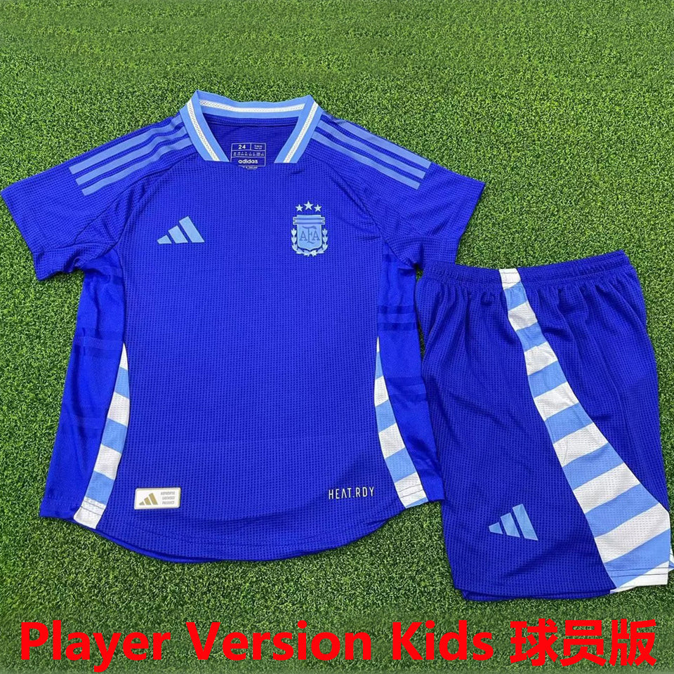 Maillot Argentine Extérieur 2024/25 Enfant (Version Joueur)