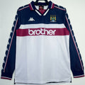 Maillot Manchester City Extérieur Manches Longues Rétro