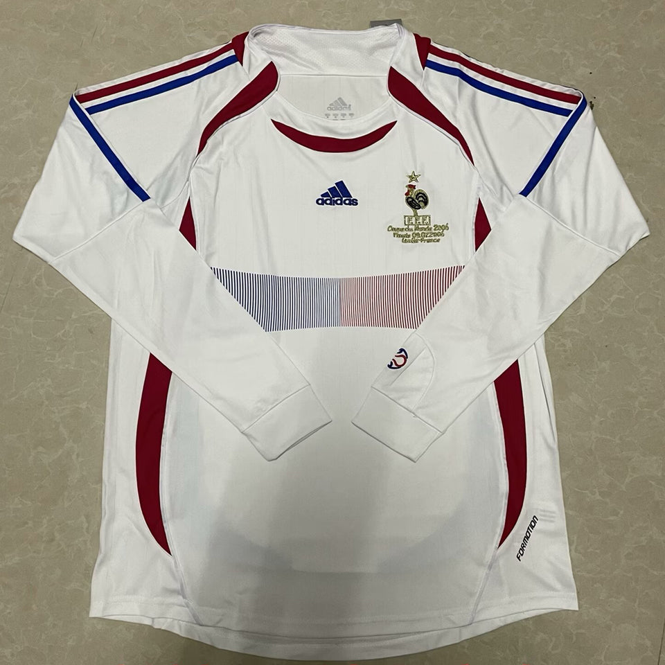 Maillot France Extérieur Manches Longues Rétro 2006