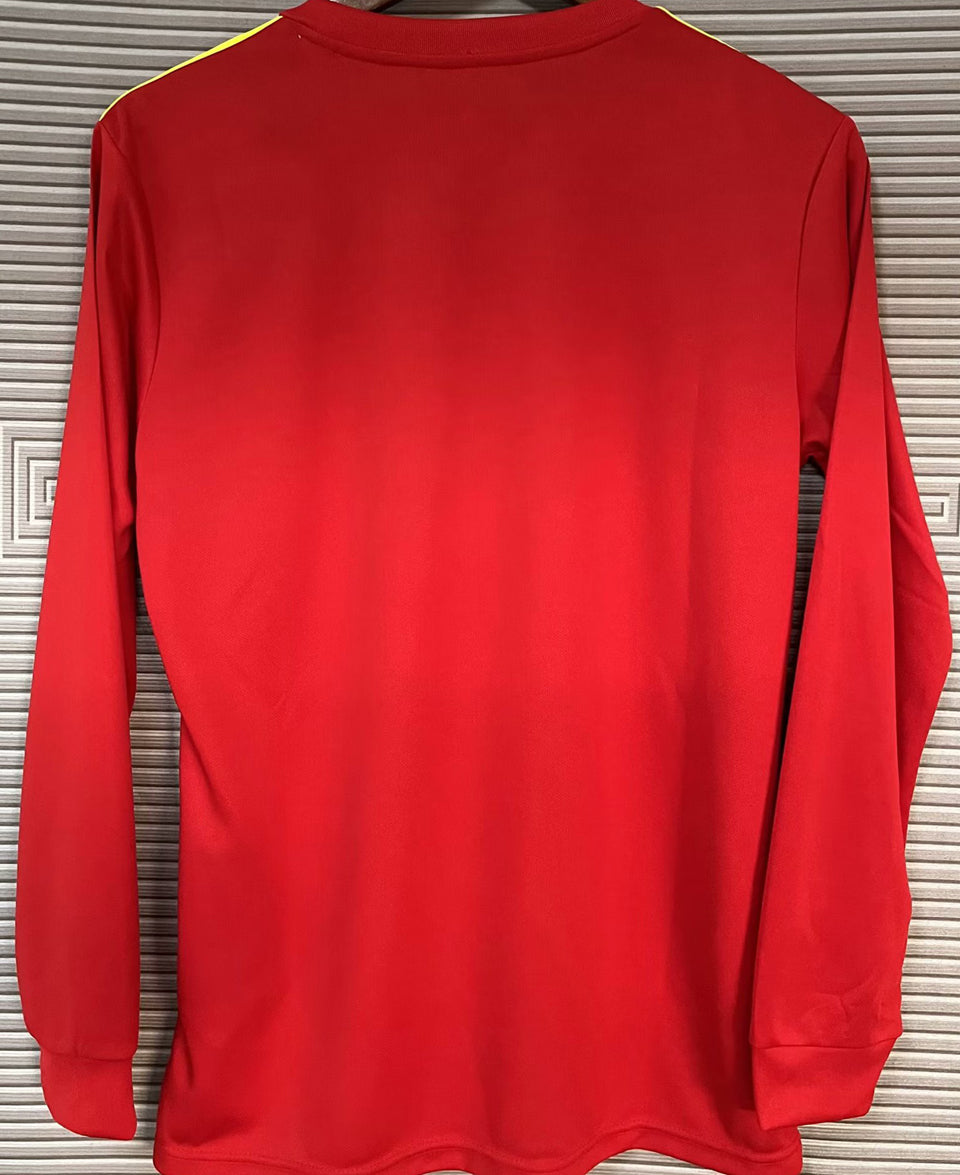 Maillot Espagne Domicile Manches Longues Rétro