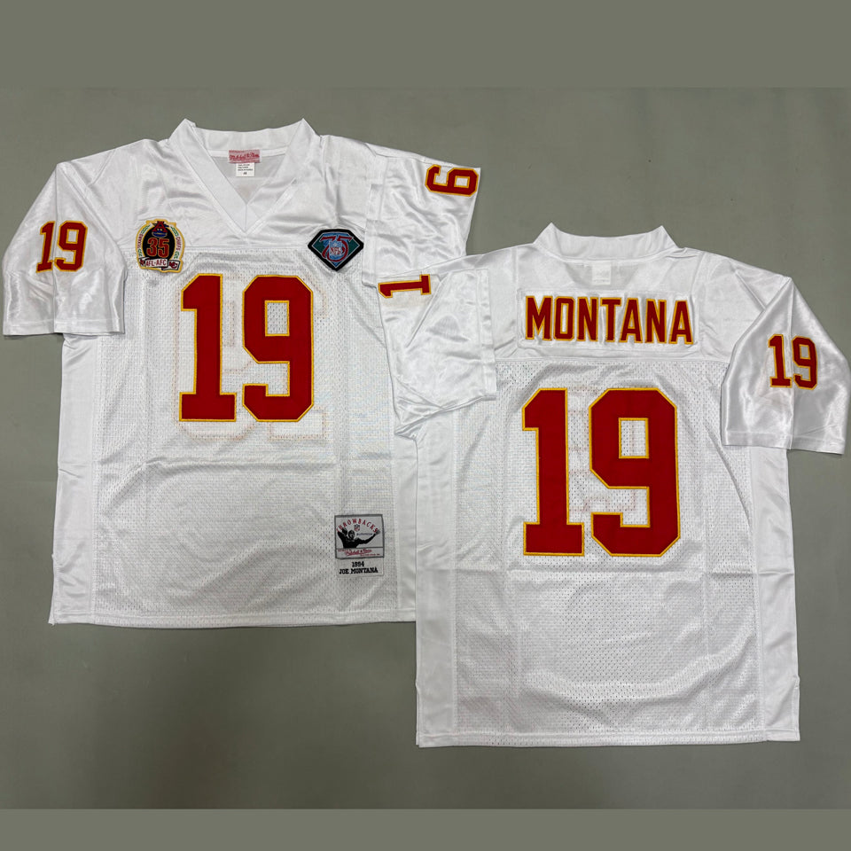 Maillot Montana 19 Kansas City Chiefs Rétro