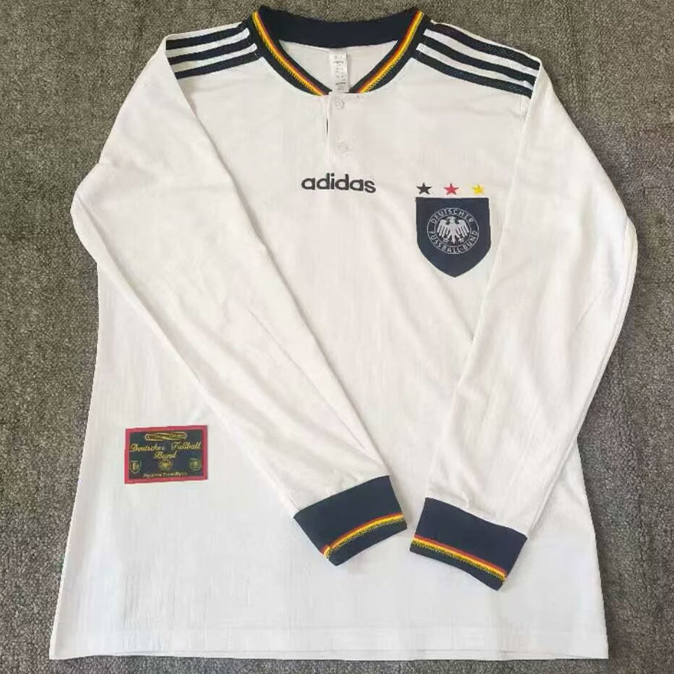 Maillot Allemagne Domicile Manches Longues Rétro