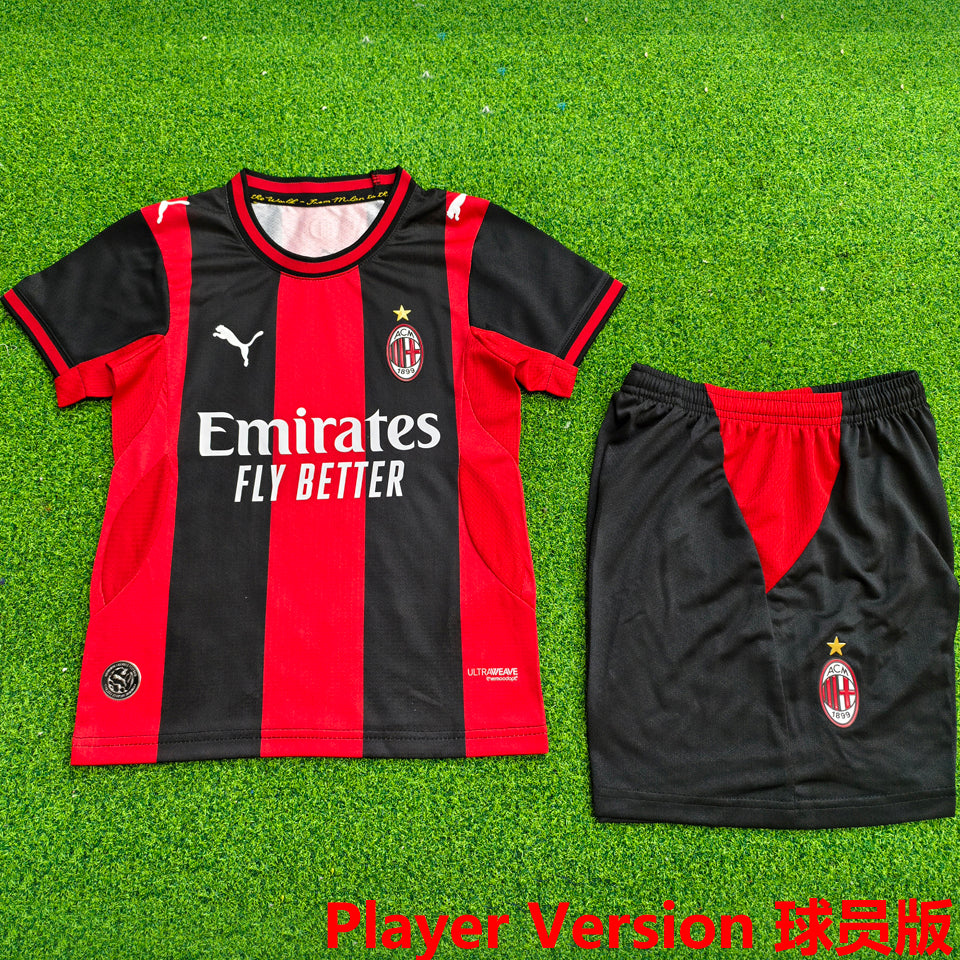 Maillot AC Milan Domicile 2026/27 Enfant (Version Joueur)