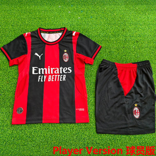 Maillot AC Milan Domicile 2026/27 Enfant (Version Joueur)