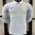 Maillot Uruguay Domicile Manches Longues 2026/27 (Version Joueur)